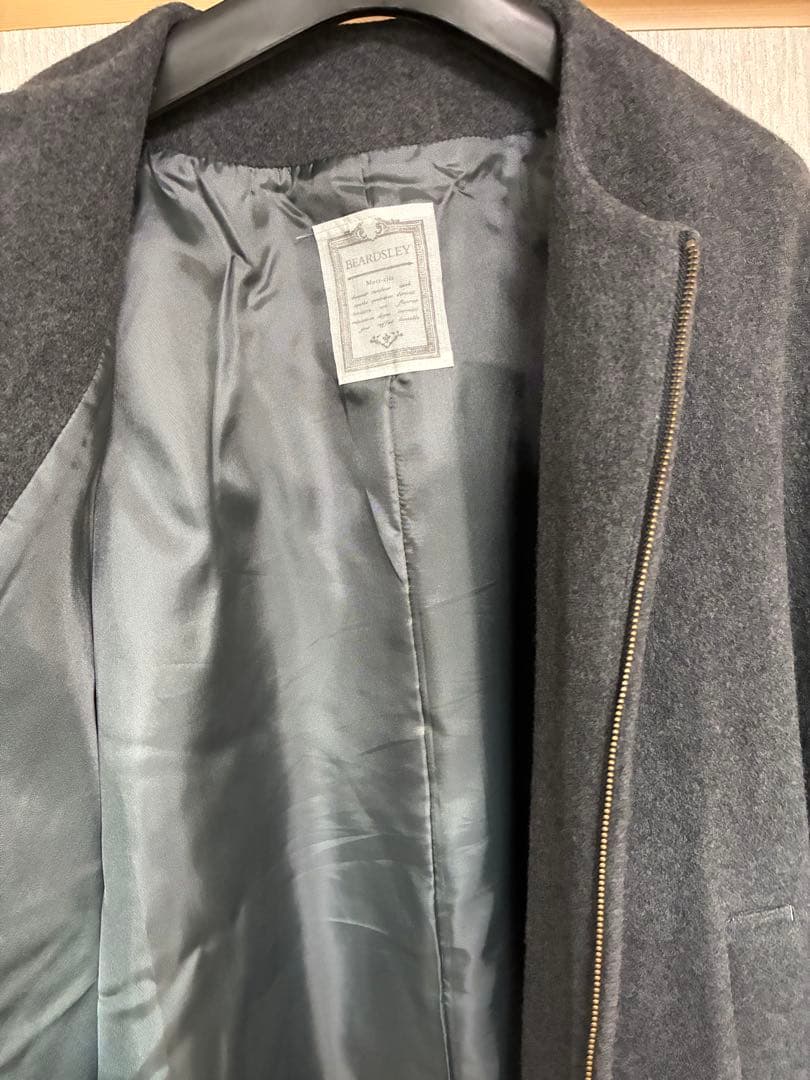 最終お値引き⭐︎美品BEARDSLEY⭐︎ビアズリー⭐︎ウールポンチョコート⭐︎裏地付き