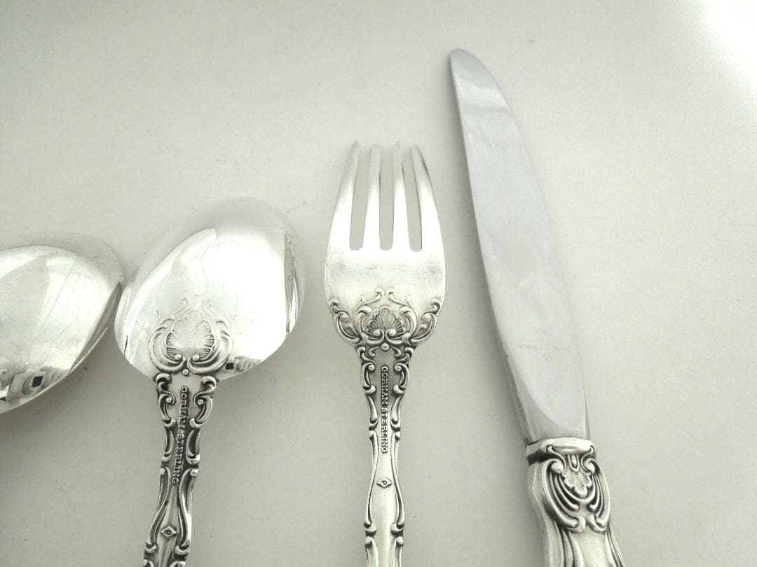 Gorham　スターリングシルバーカトラリー6本セット　純銀