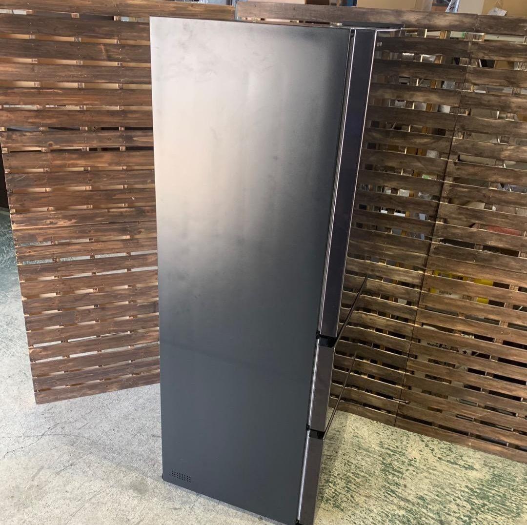 G061\" HITACHI 3ドア 375L 冷蔵庫 R-V38KV (K)