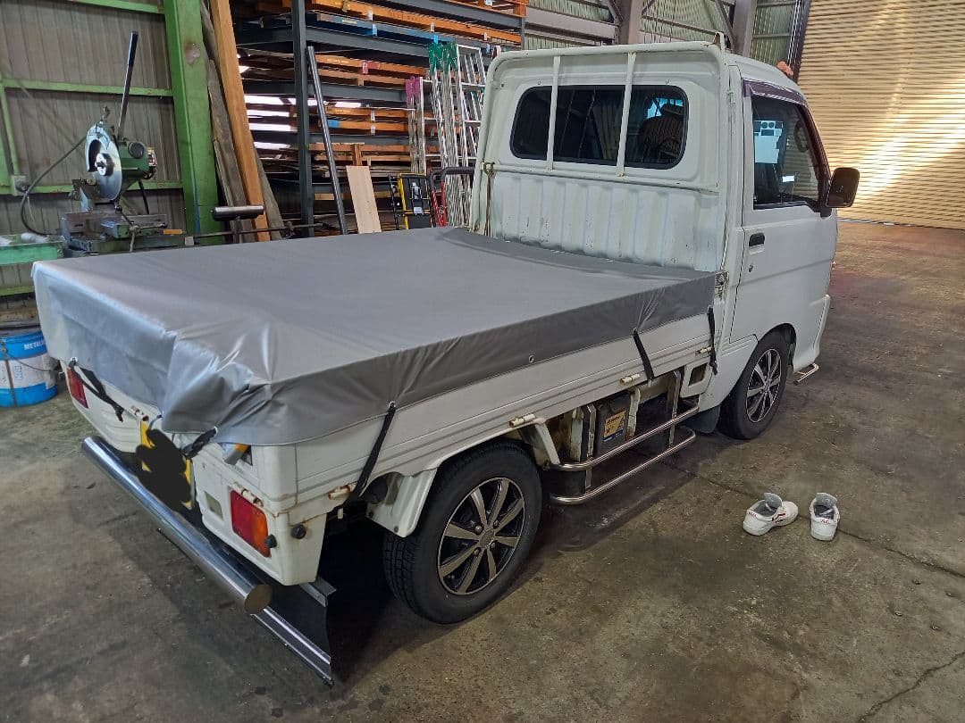 (エアー)　軽トラック用リアバンパー、泥よけ