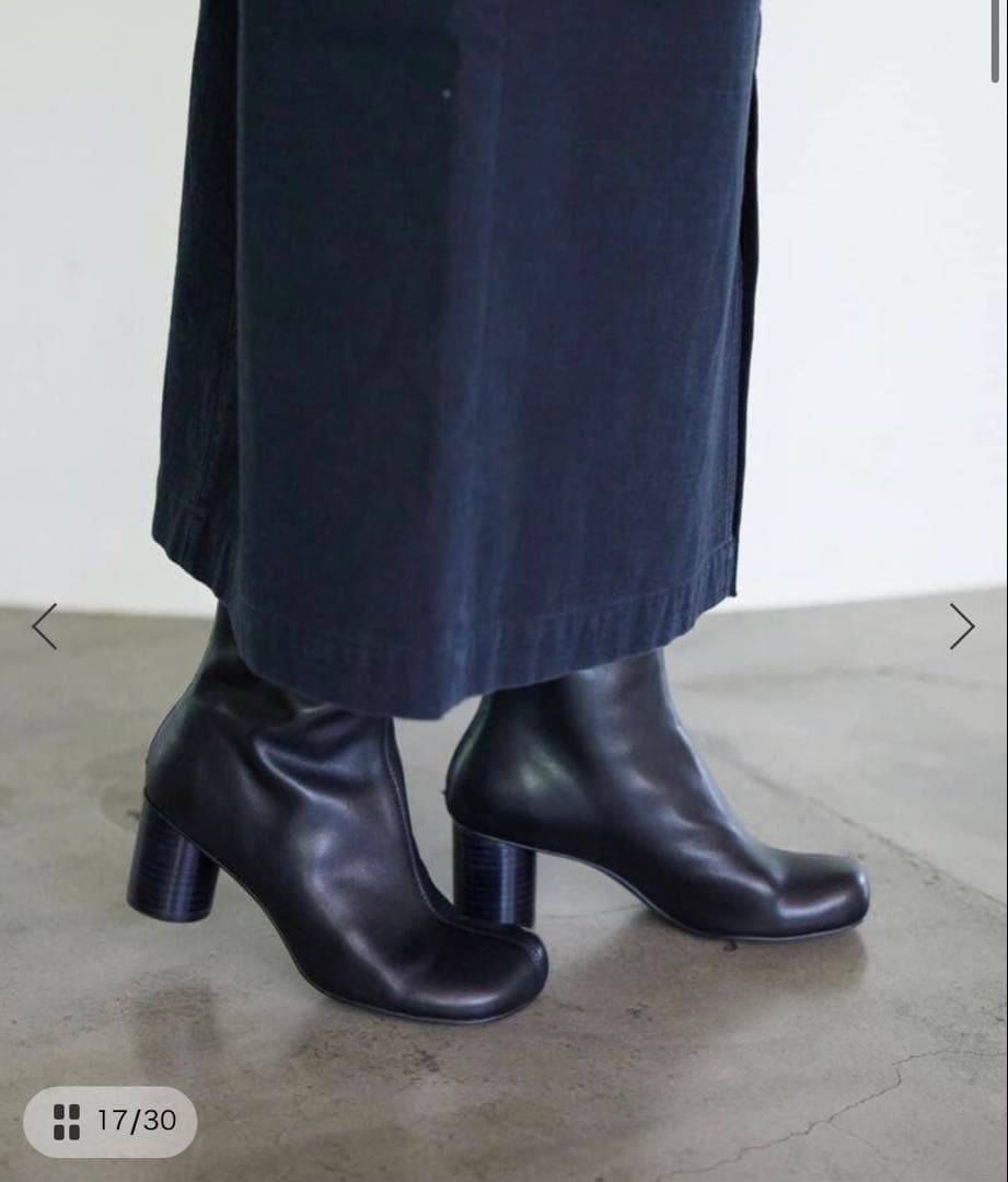 SLOBE IENA スクエアトゥショートブーツ