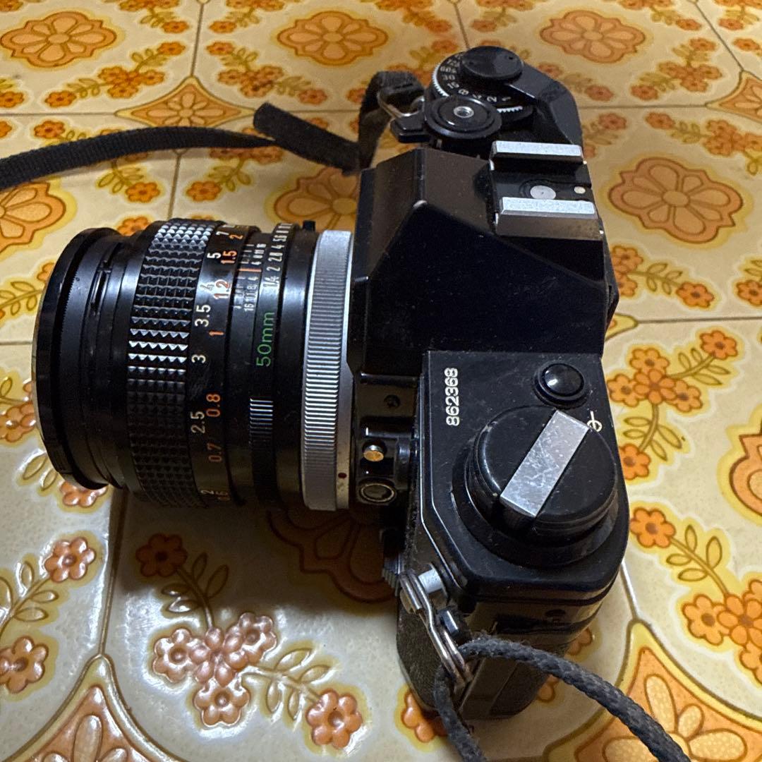 Canon AE-1 フィルムカメラ 50mmレンズ付き　昭和レトロ