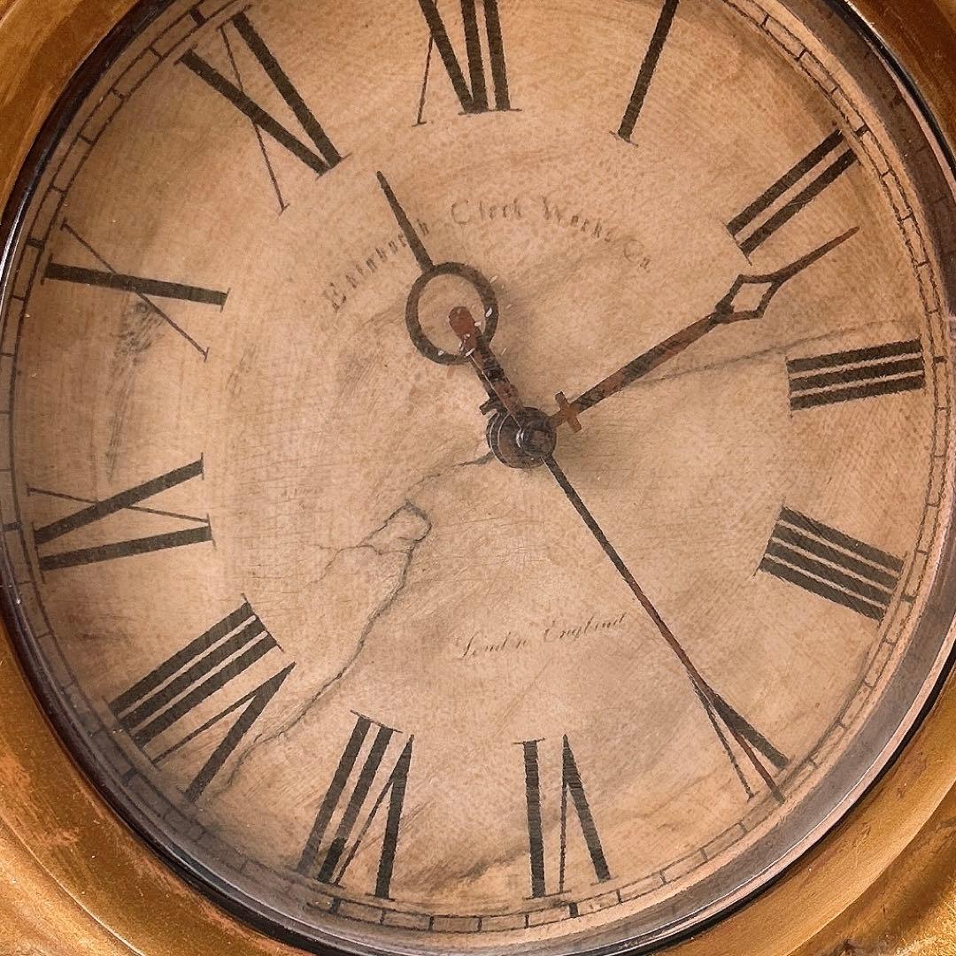 フレンチアンティーク調 壁掛け時計 GL №.2 ウォールクロック 店舗什器