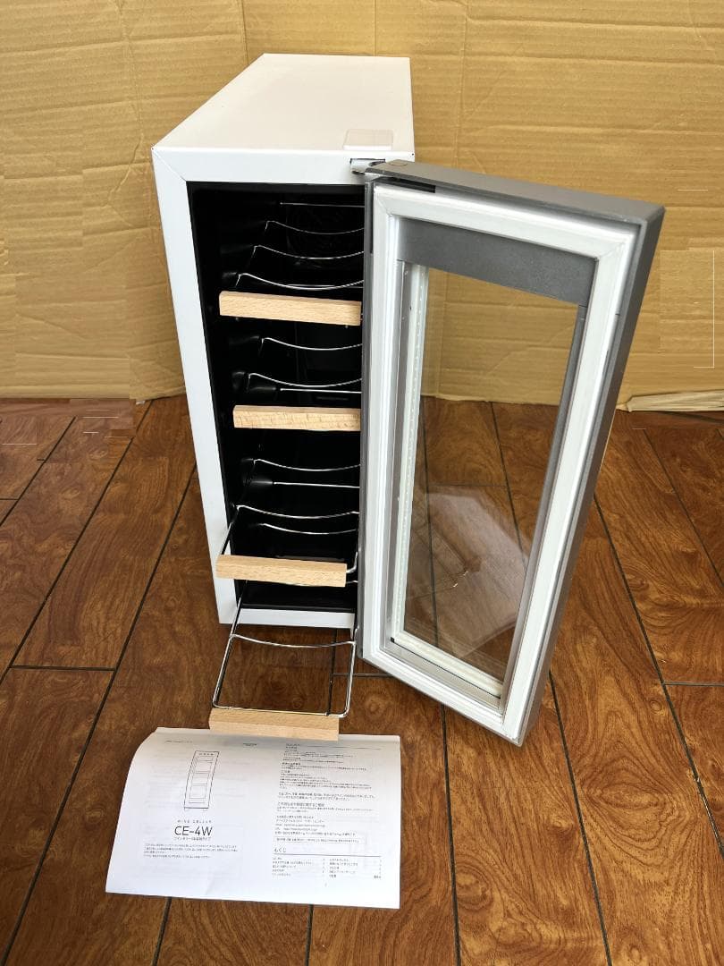 美品 deviceSTYLE CE-4W 4本収納用 ワインセラー ペルチェ方式