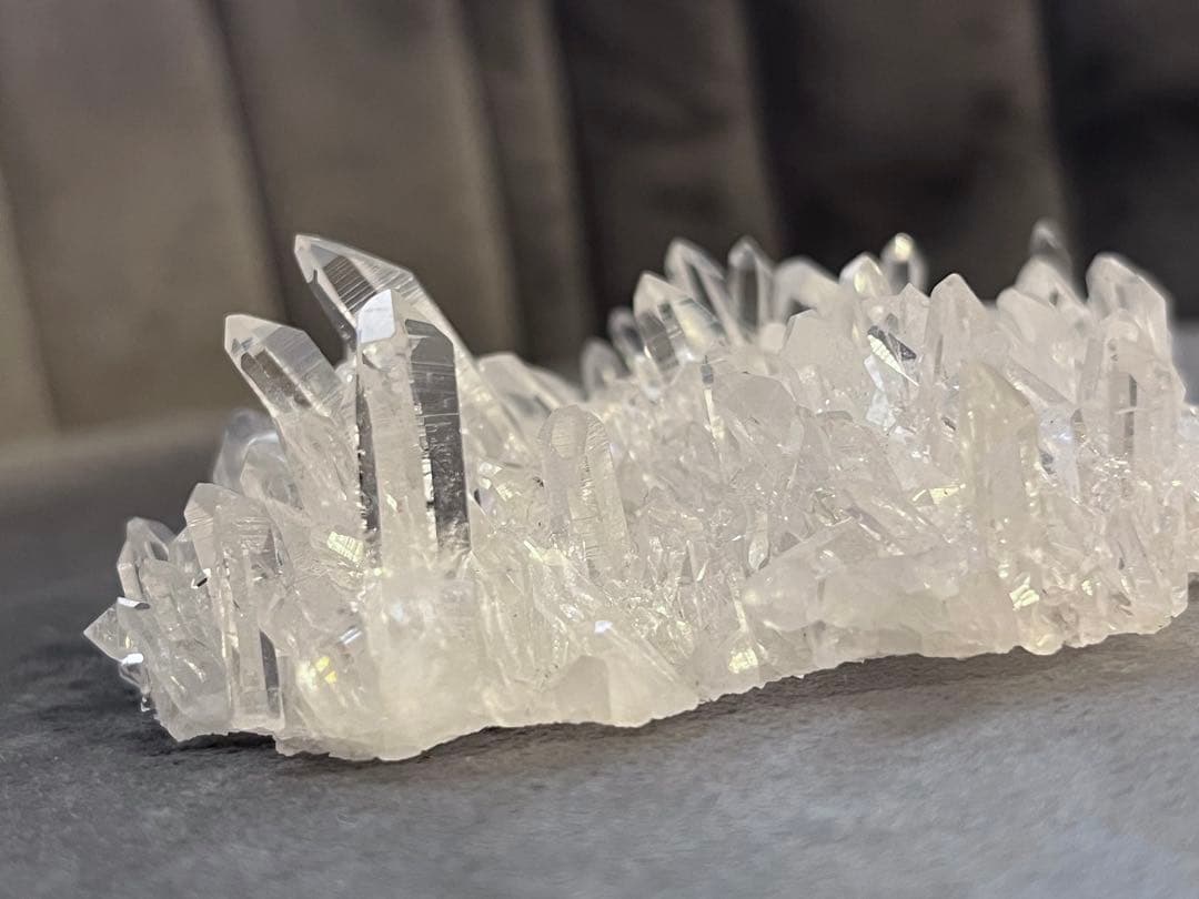 9cm高品質 水晶　クラスター