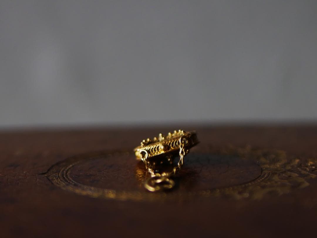 専用　フィリグリー　K18　フランスアンティーク　アンティークジュエリー