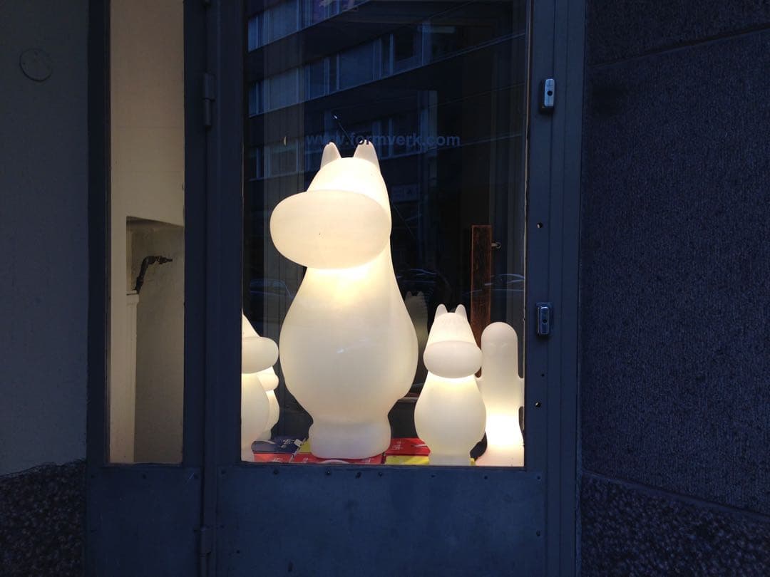 週末値下げ　MELAJAメラヤ北欧インテリアムーミンライト1個ニョロニョロS