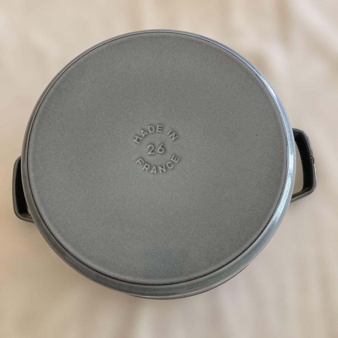 ピクミン様！専用　STAUB La Cocotte 鍋 26cm スチーマー付き