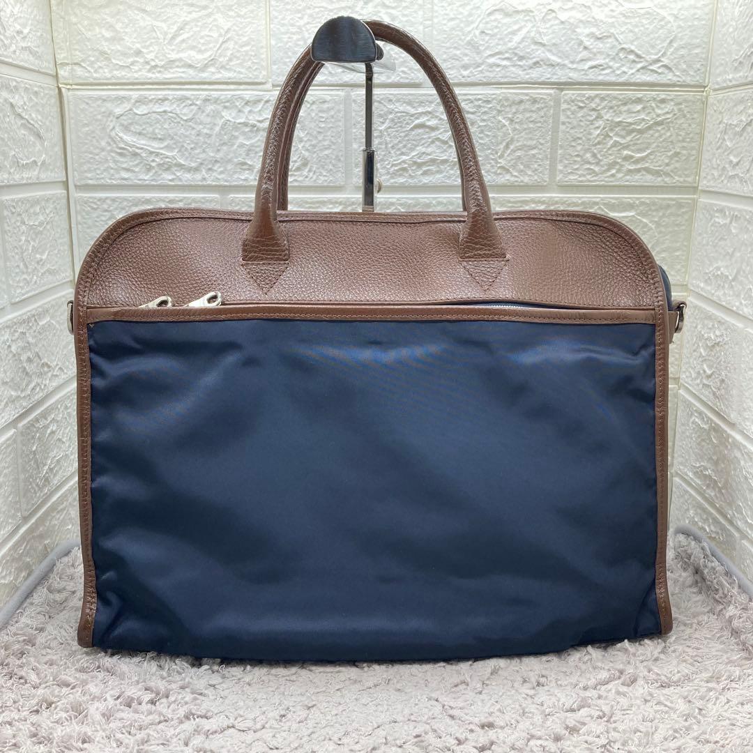 新品❗️Orobianco❗️オロビアンコナイロンビジネスバッグショルダーネイビー