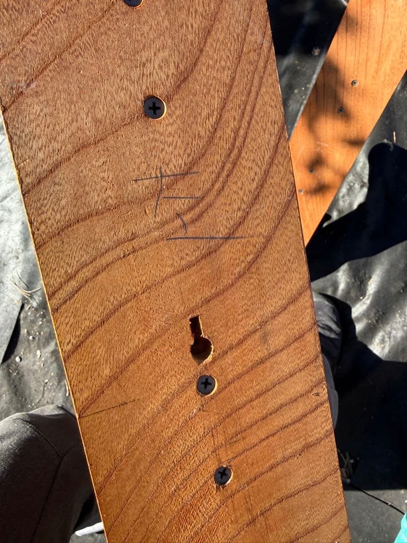 木製 壁掛けディスプレイラック 上下2枚セット 無垢材 ヴィンテージ調