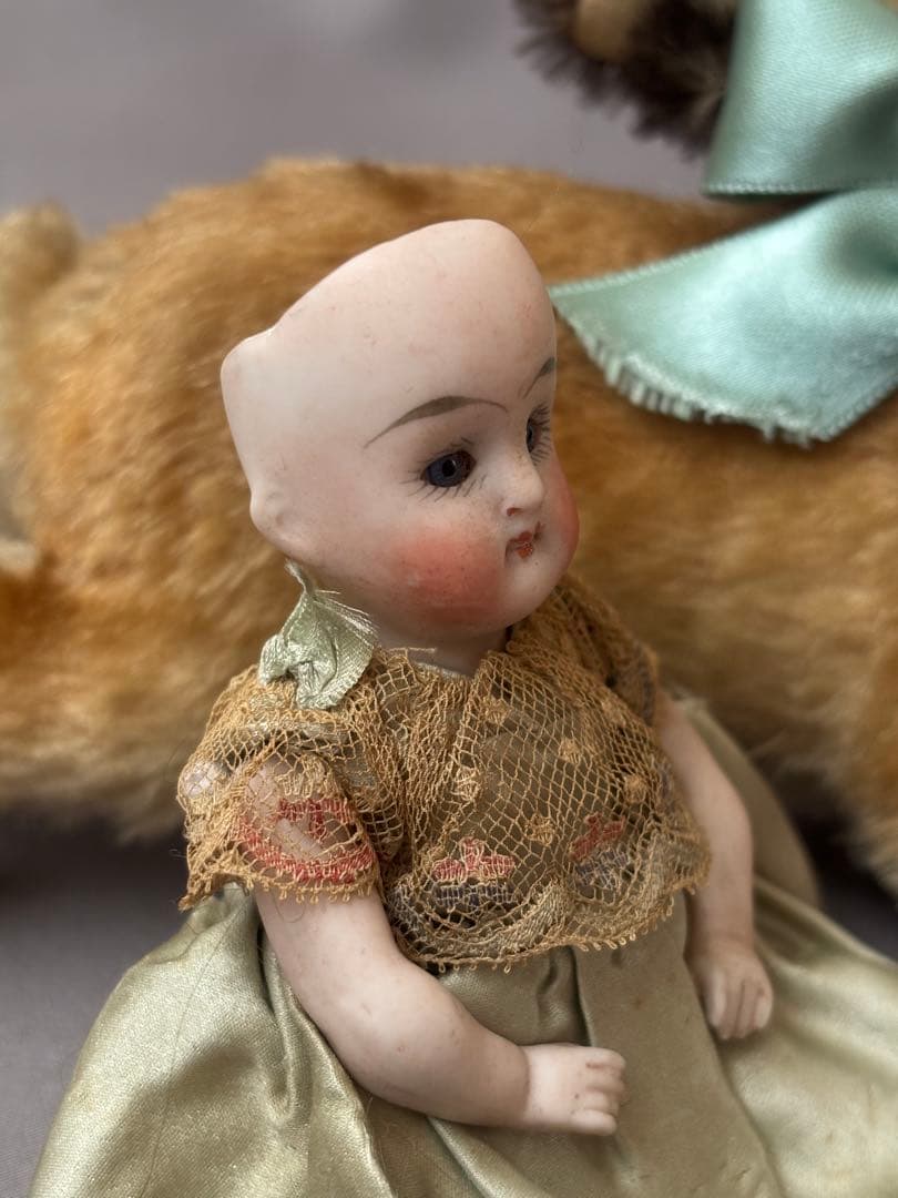 アンティーク オールビスクドール ミニョネット ドールハウスドール ビスクドール
