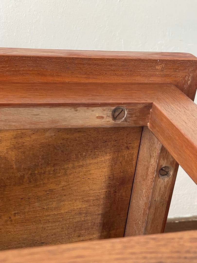 北欧 デンマーク ヴィンテージ チーク サイドテーブル