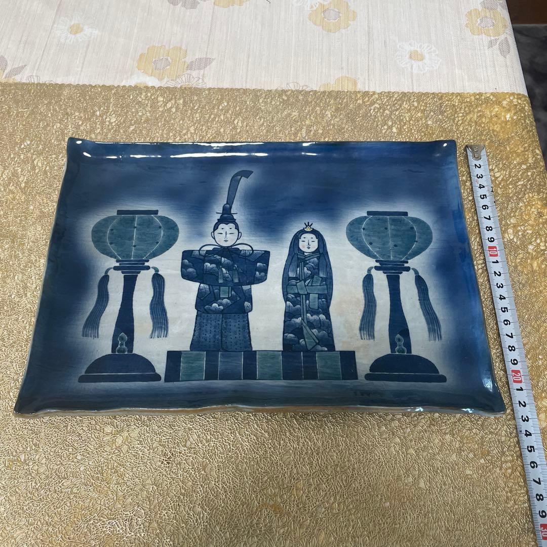 お雛様絵皿です