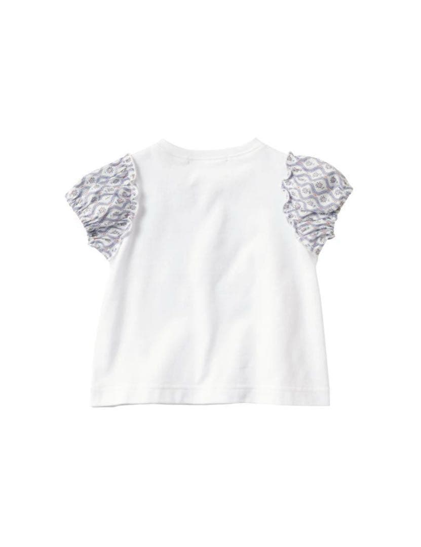 ファミリア 即完売　美品　ブルーリバティ　クマ　　テリア　Tシャツ　パフスリーブ