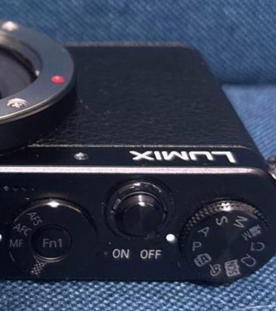【ジャンク品】LUMIX ミラーレス一眼 ブラック
