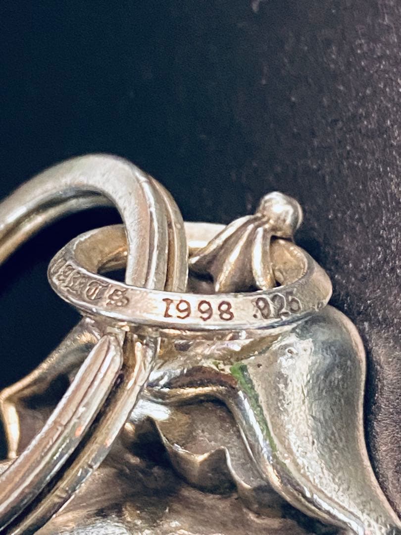 クロムハーツ キーリング ローリングストーンズ リップ&タン スプリットダガー