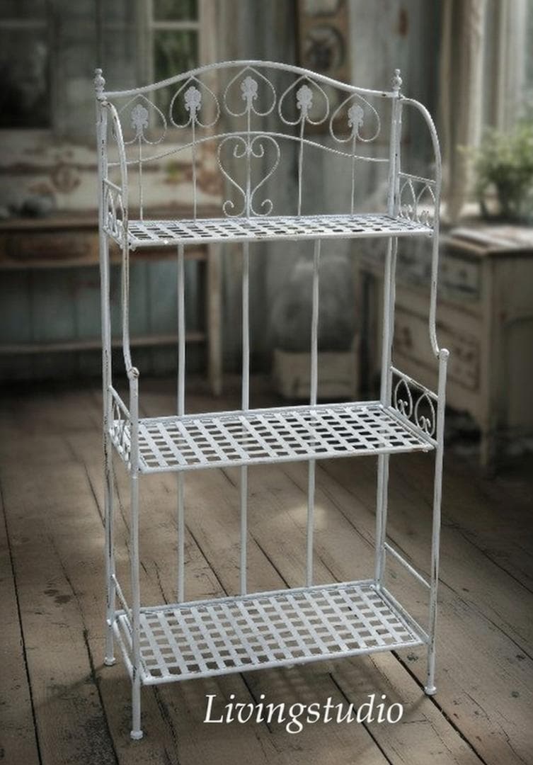 ヴァイス スリーティアシェルフ アイアン コベントガーデン シャビー FX-06