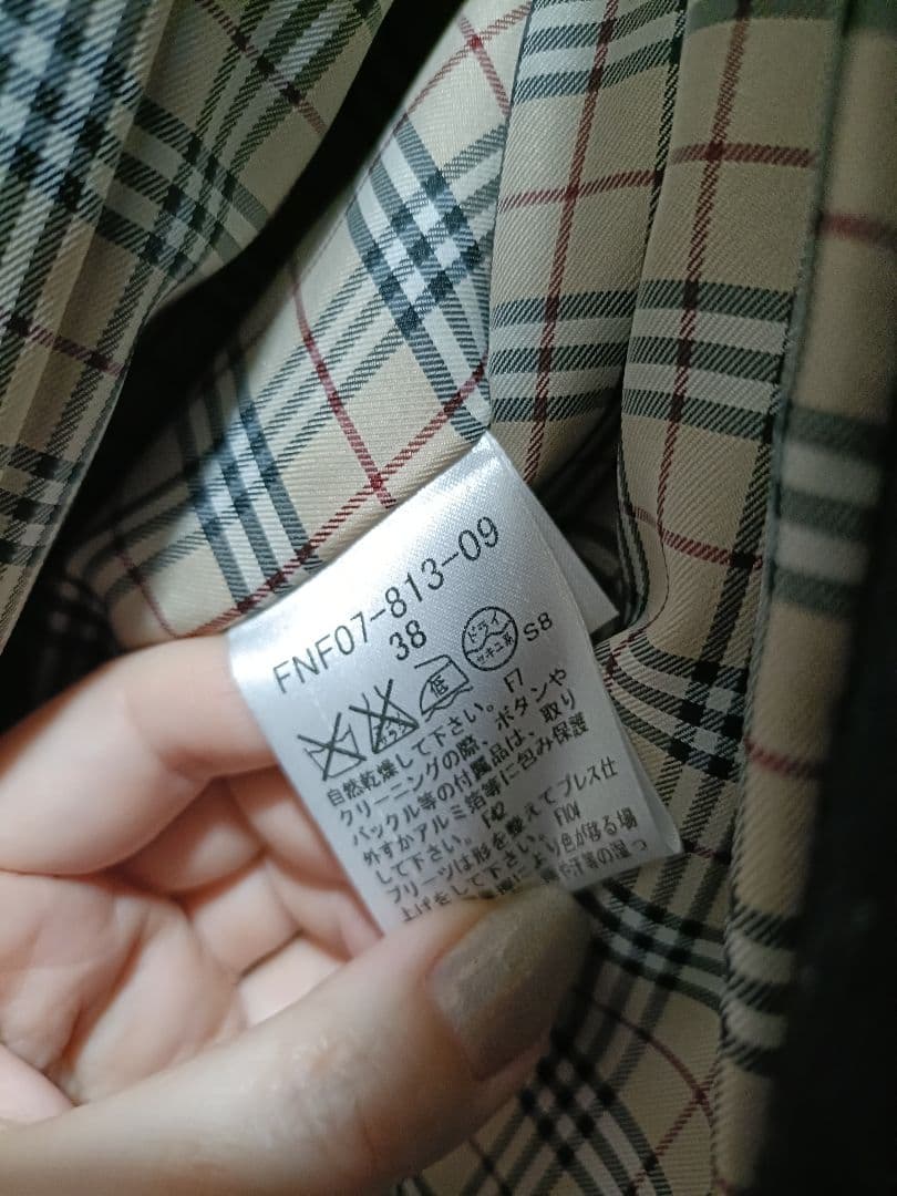 BURBERRY BLUE LABEL コート サイズ　　　38　M バーバリー