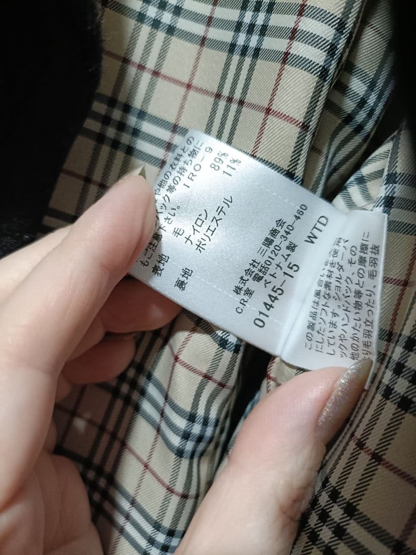 BURBERRY BLUE LABEL コート サイズ　　　38　M バーバリー