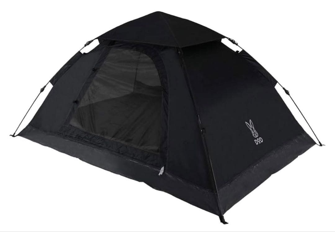 DODワンタッチテント ブラック