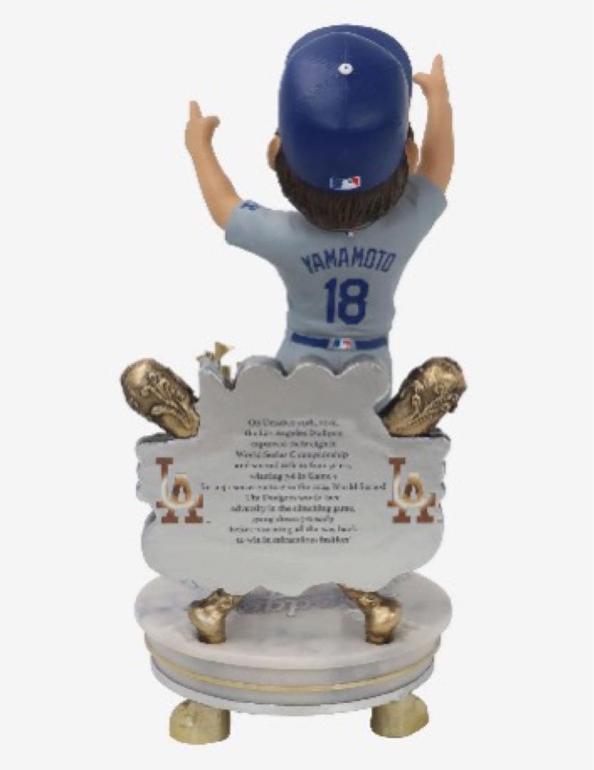 山本由伸 ワールドシリーズボブルヘッド ドジャース