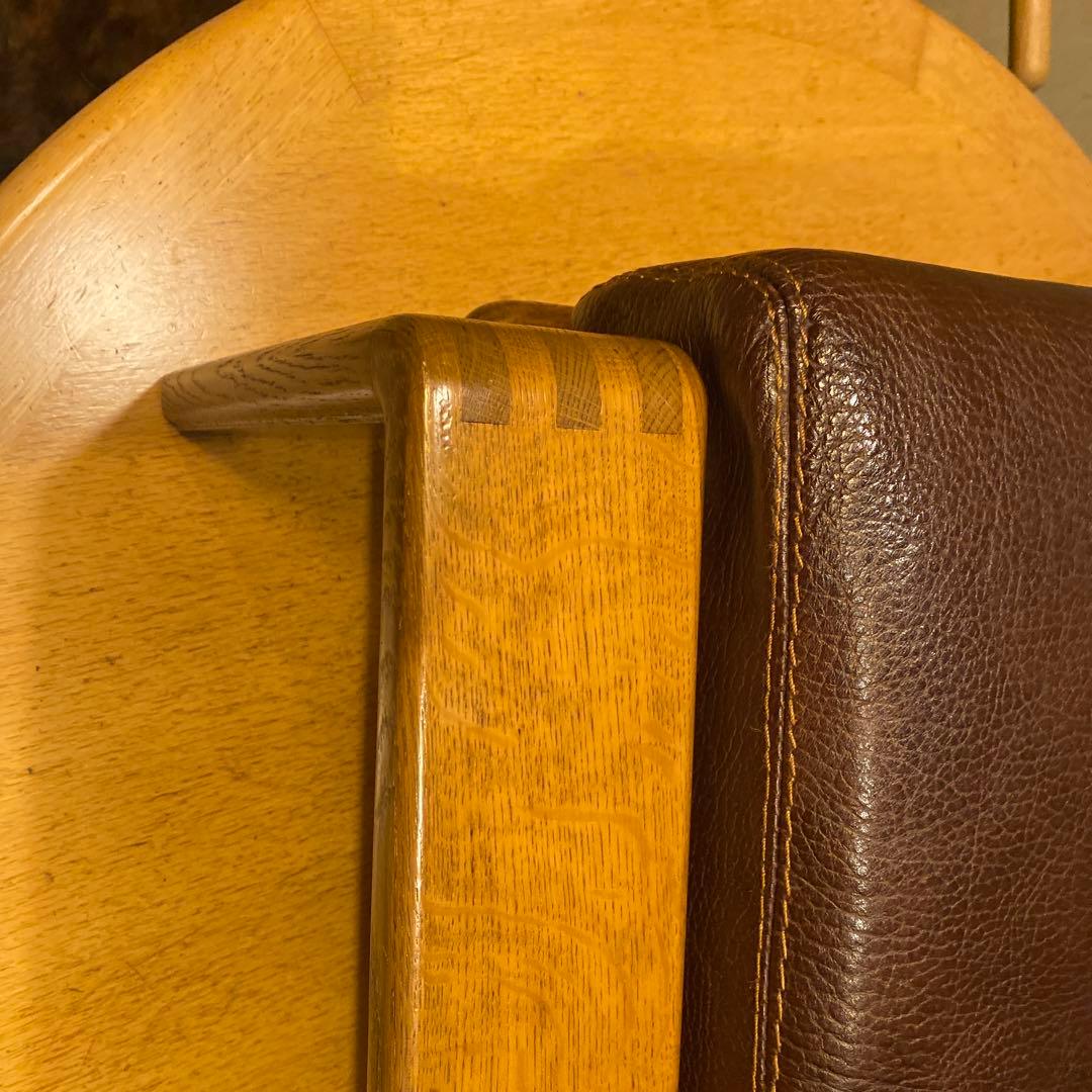 Condehouse ボルス　オットマン　高級　シボ厚革　旭川家具