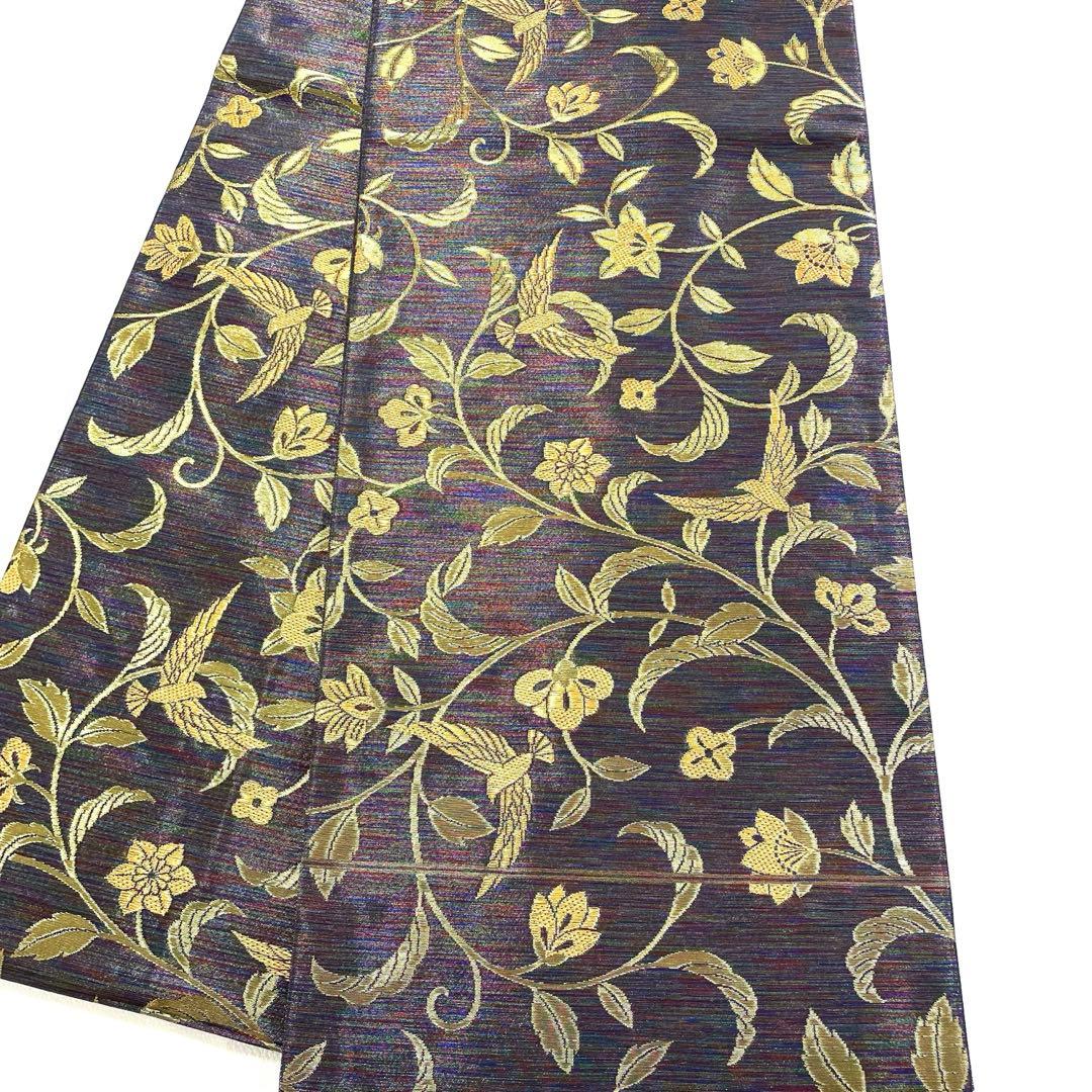 専用帯6071 ●斉藤三才 高級 正絹 六通 袋帯