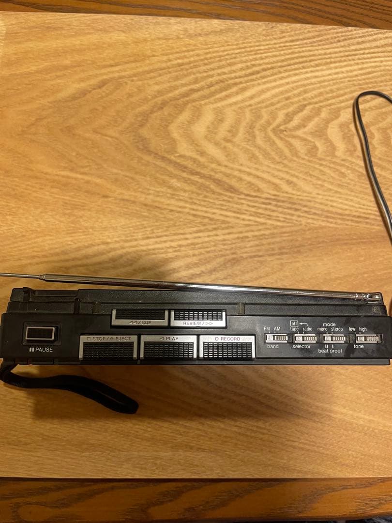 【ジャンク品】National RX-2700 FMAMラジオカセットレコーダー