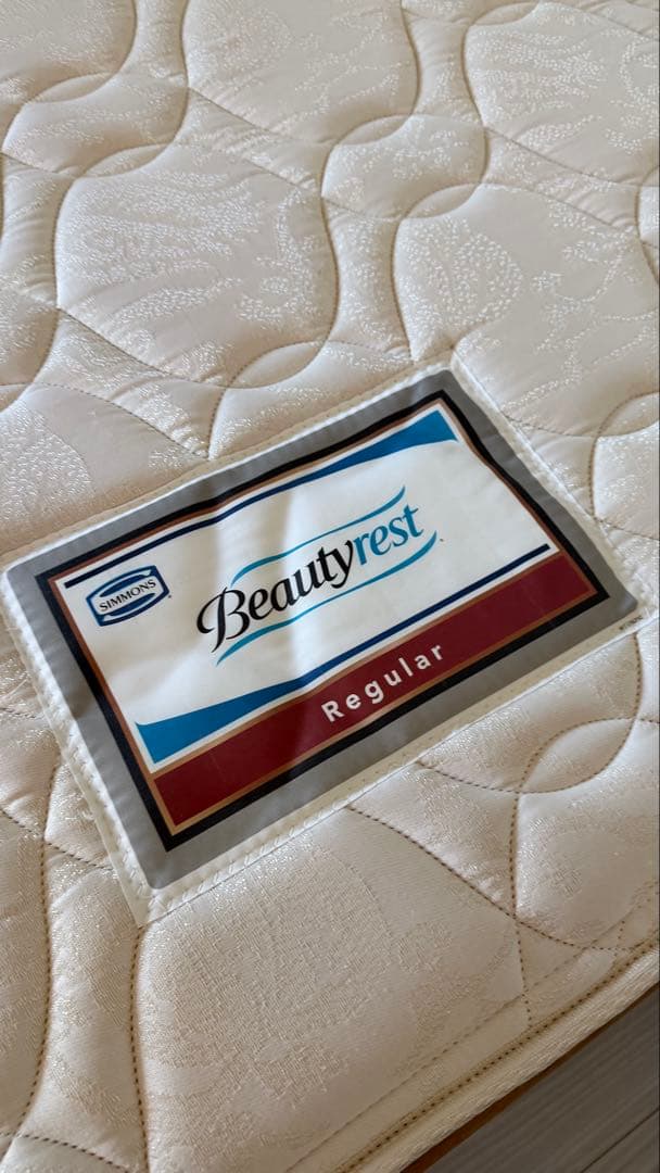 【美品】simmons シングルマットレス