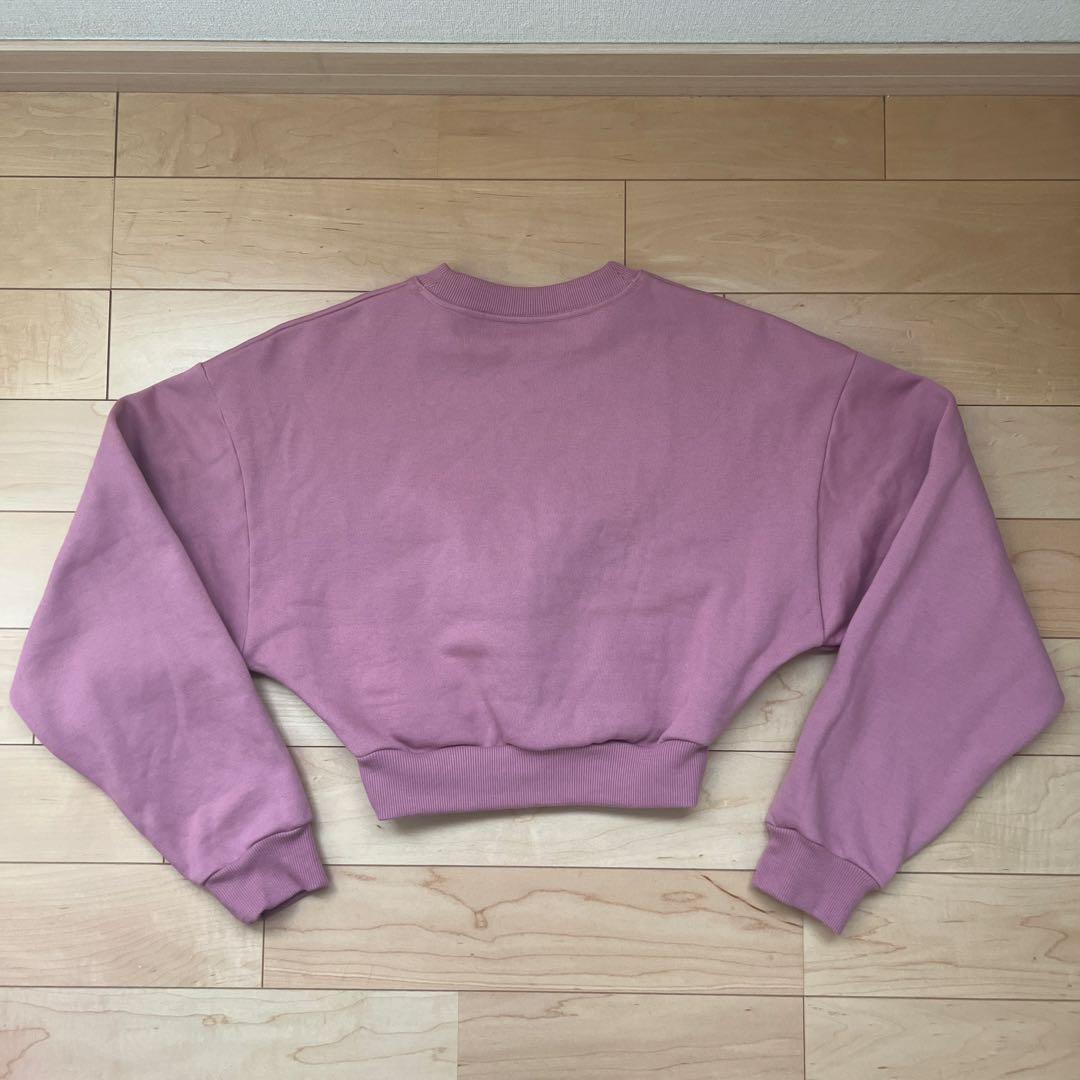 りんALO Cropped Accolade Crewneck ピンク S