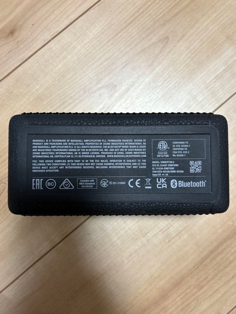 美品Marshallエンバートン2ワイヤレススピーカー防水EMBERTON Ⅱ