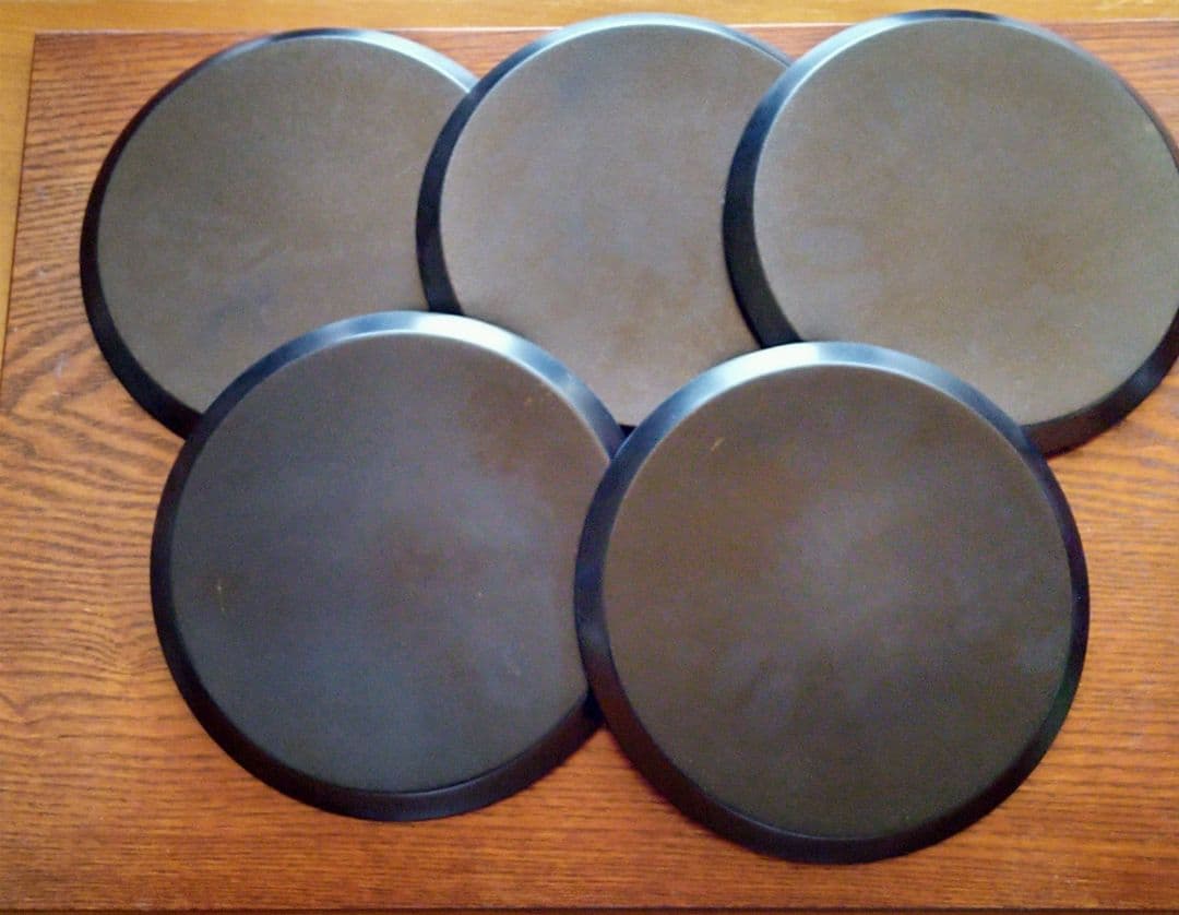 輪島塗 沈金 銘々皿 5枚