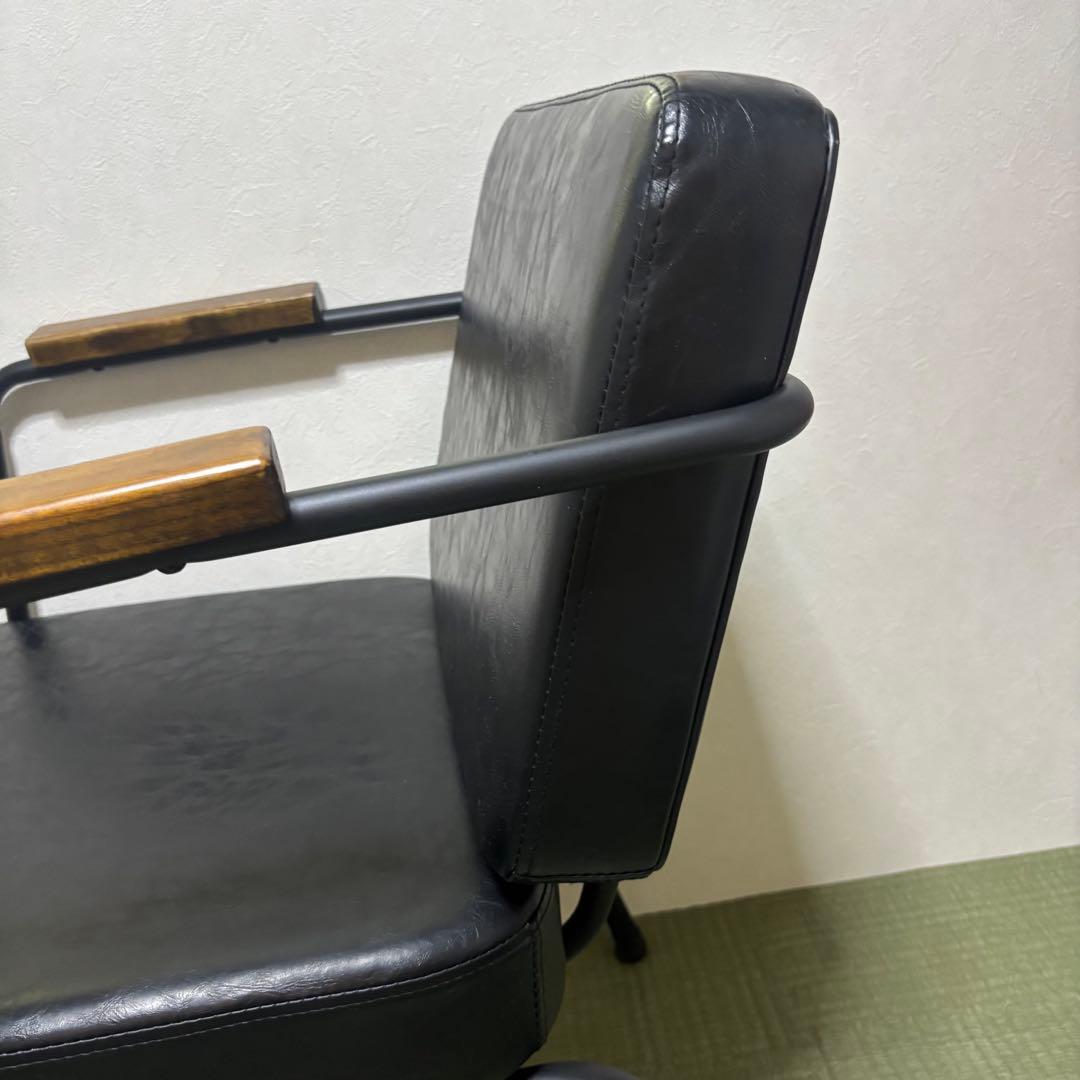 ダイニングチェア　ダイニングソファー　黒　ブラック　バーネイションソファ