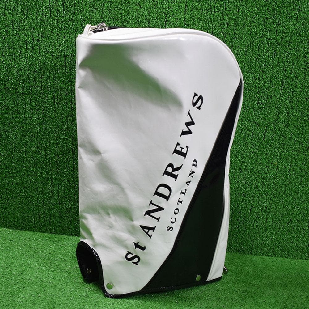 St ANDREWS/ゴルフ 3点式/エナメルキャディバッグ9.5型 美品！