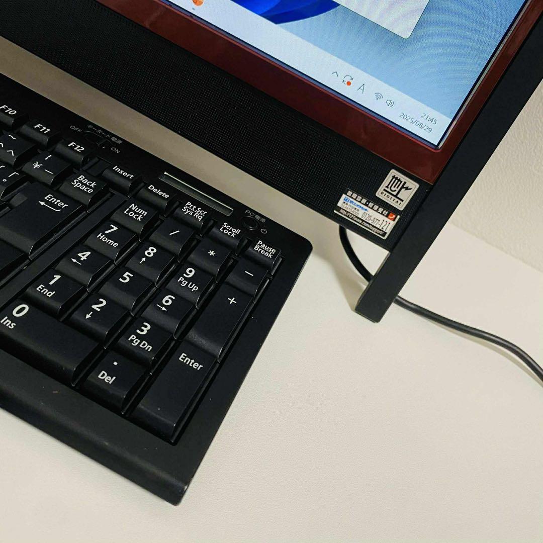 Y774 NECデスクトップi5高速SSDサクサクWindows11オフィス付き