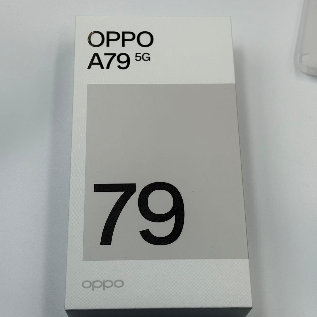 OPPO79A 5G SIMフリーミステリーブラック未使用　保護フィルム装着