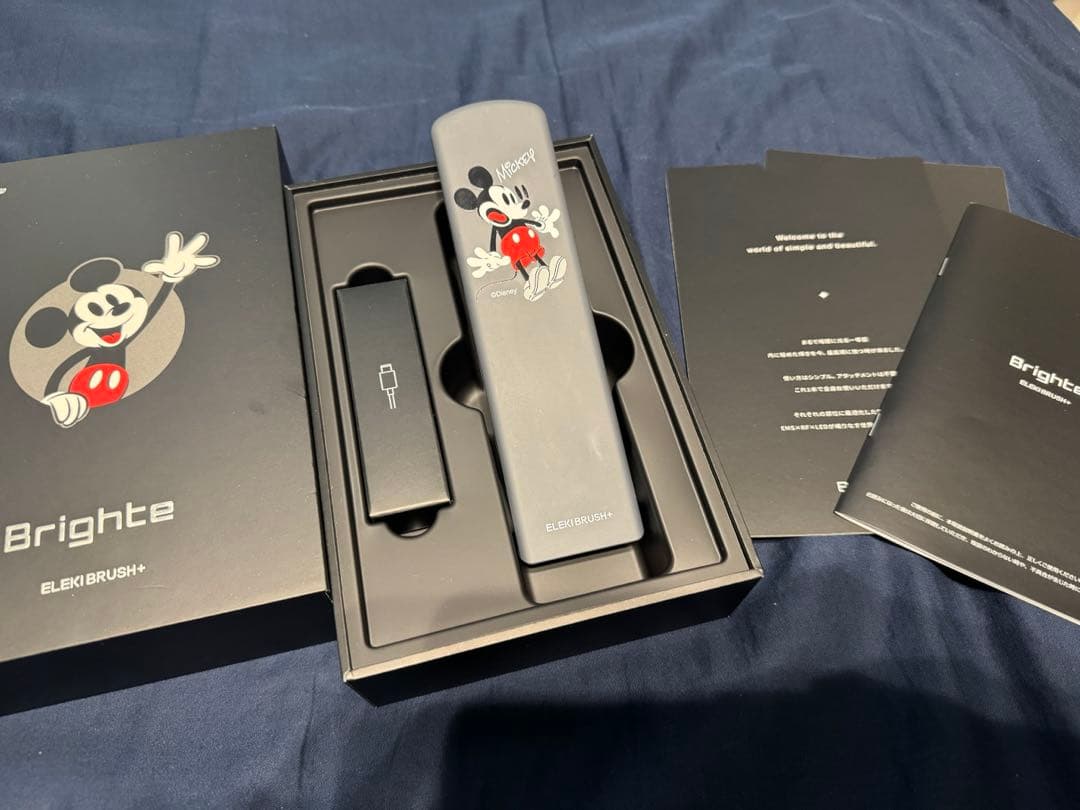 正規品　ミッキーマウスデザイン限定　Brighte ELEKI BRUSH+