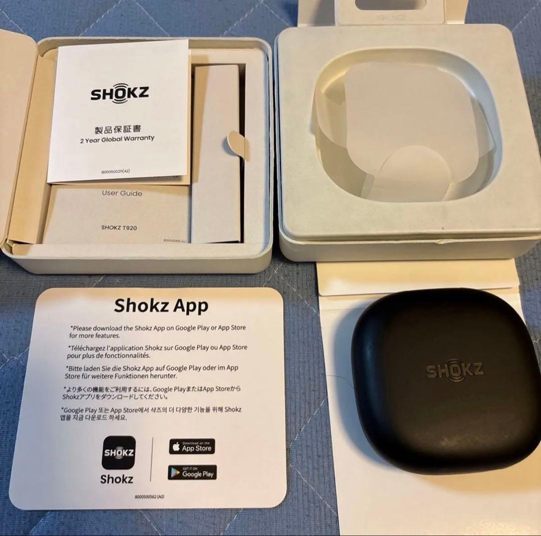 Shokz OpenFit2 ブラック オープンフィット2 美品 使用頻度極少