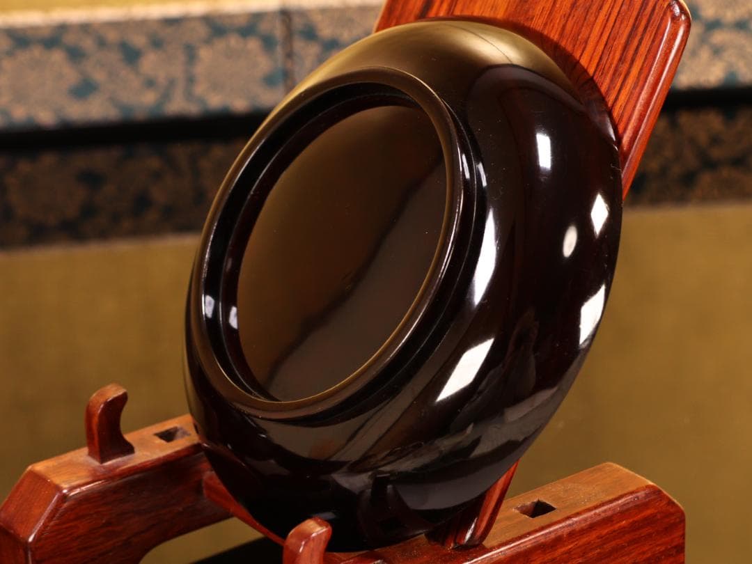 BK414　時代輪島塗　竹鶏図金蒔絵　吸物鶏　二客　木製　茶道具 懐石 会席