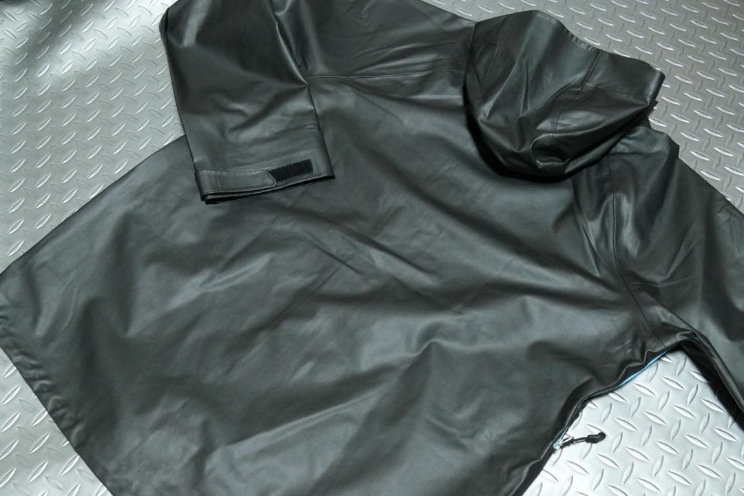 ★秋冬★ラウドマウス★ラミネート加工フード付きフルジップブルゾン★LL★BK