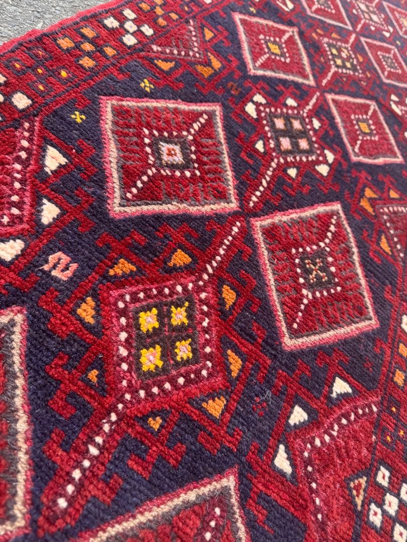 ペルシャ 手作り ランナー ラグ