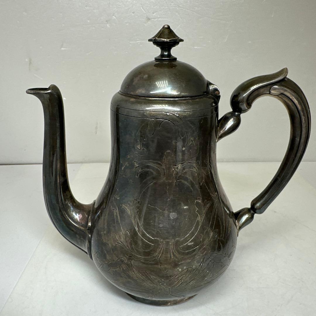 クリストフル　彫金天秤ホールマーク　ポット2点　1558g 東さ7-0414⑤