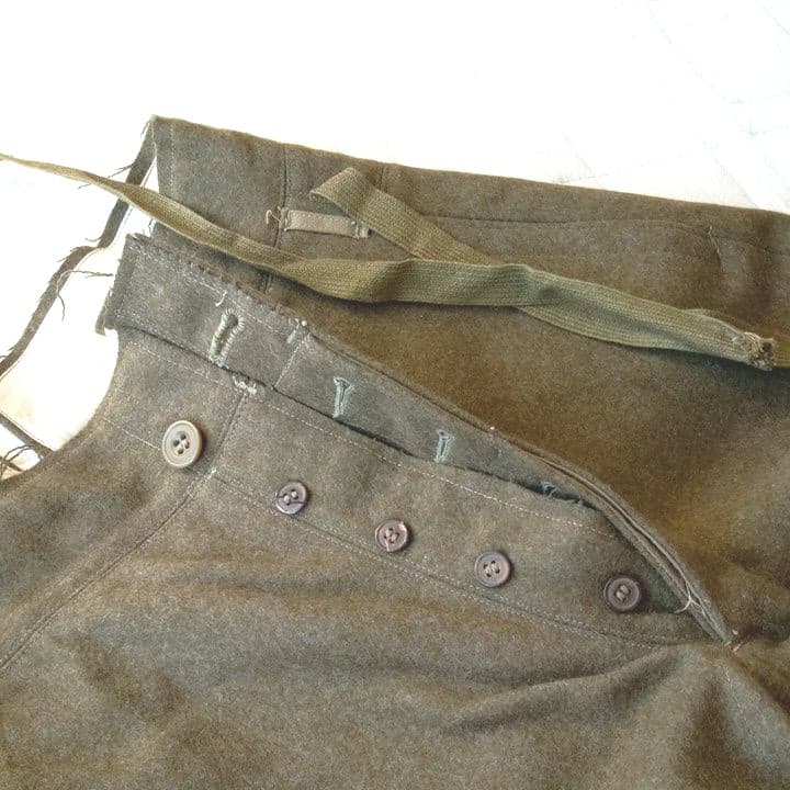 本物　ヴィンテージ　約80年前　兵服　上下　ミリタリージャケット&パンツ　未使用