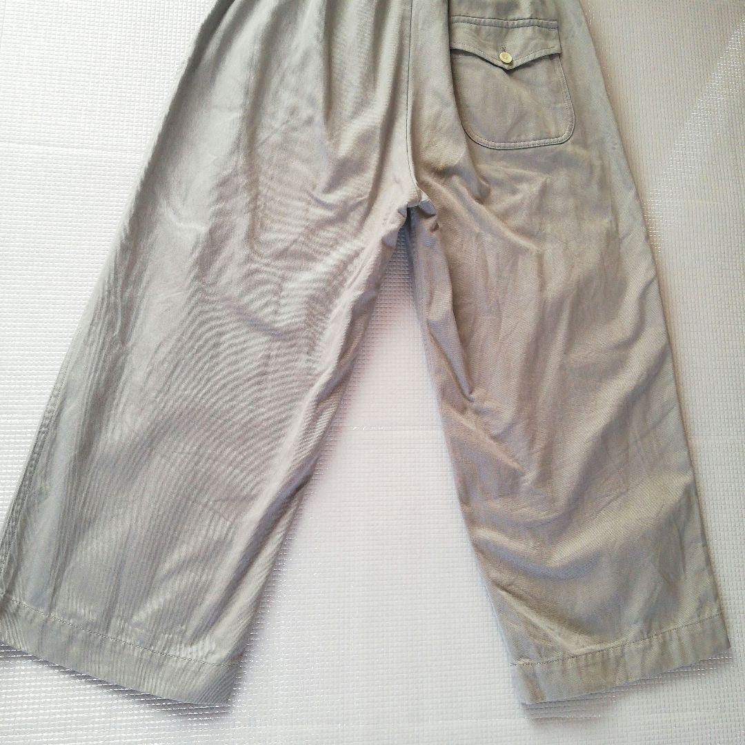 美品◆ゴーシュ　カツラギワイドパンツ　グレー