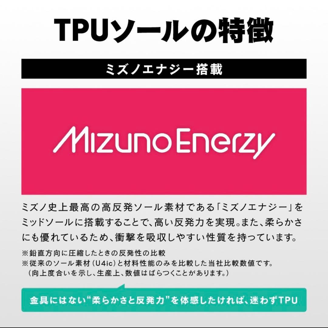 【値下げ】ミズノ野球スパイクライトレボエリート 25.5 ホワイト×ブルー