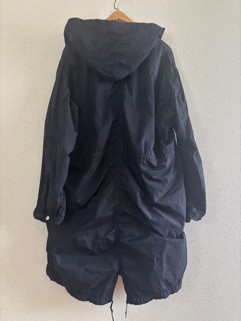 COMOLI ネイビーモッズコート 14S-04002