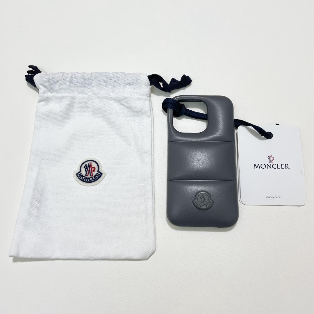 モンクレール iPhone14 Pro ケース アイフォン スマホケース グレー
