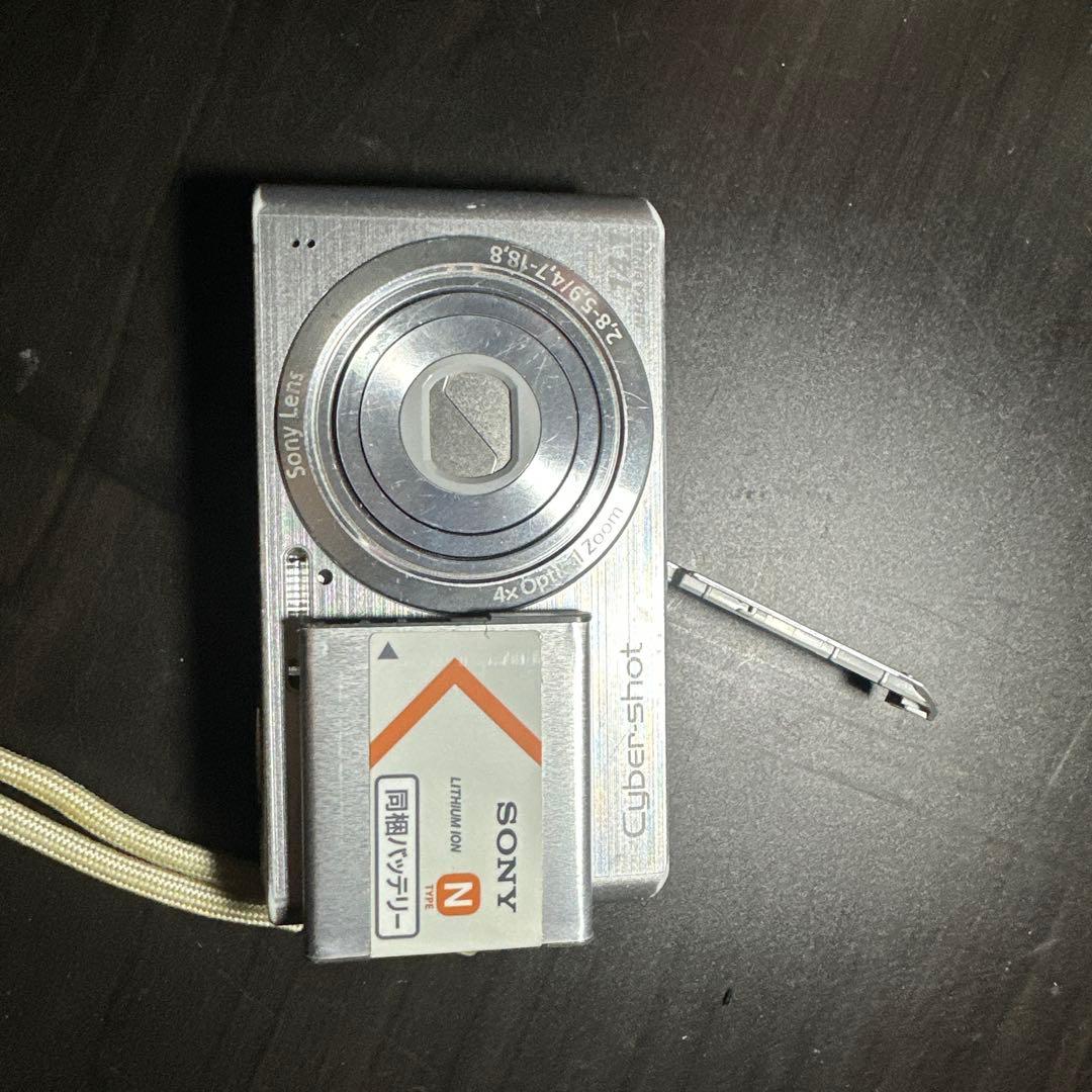 【美品・動作確認済】SONY Cyber-shot シルバーDSC-W610
