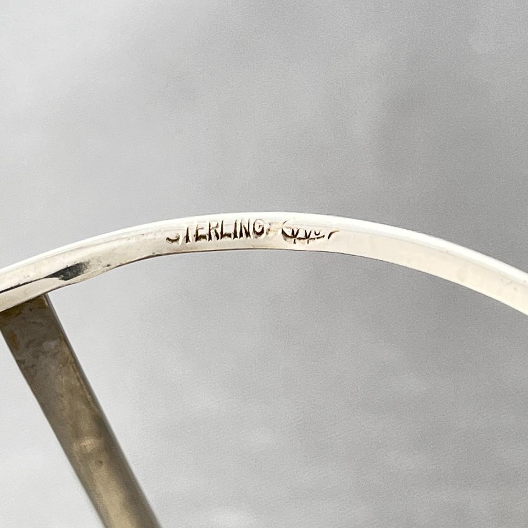 【Webster】【純銀/ガラス】透かしのコースター 8枚 スターリング