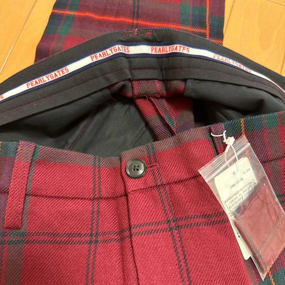 PEARLY GATES チェック柄 ゴルフパンツ